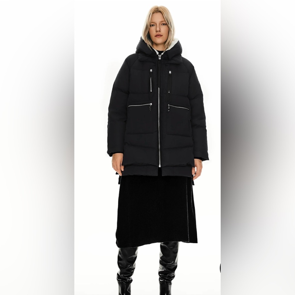 NWT Oralay Women’s Thickened Down Jacket with Hood Size Medium - Picture 3 of 16